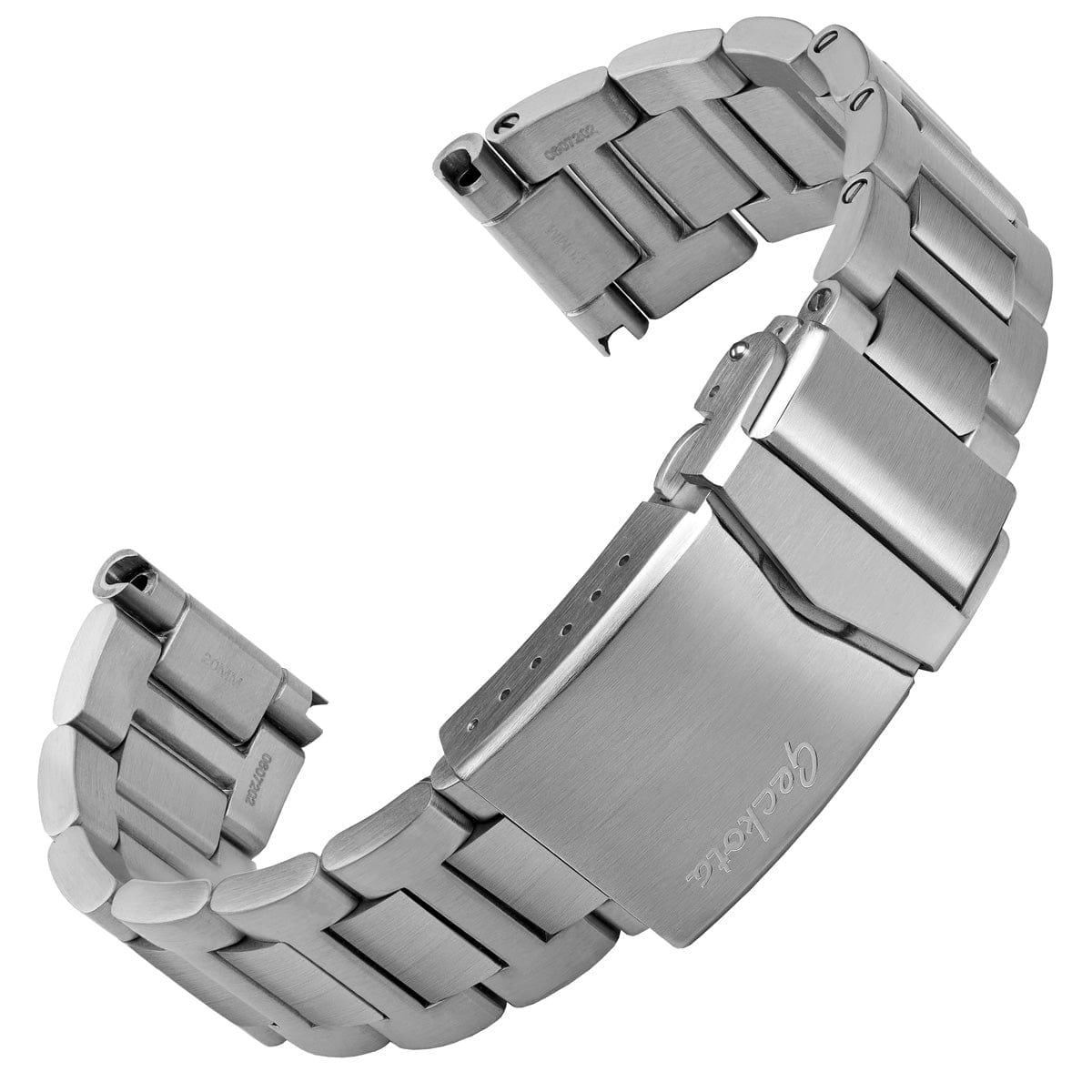 Langstone Solid Stainless Steel Diver's Watch Bracelet - Fully Brushed