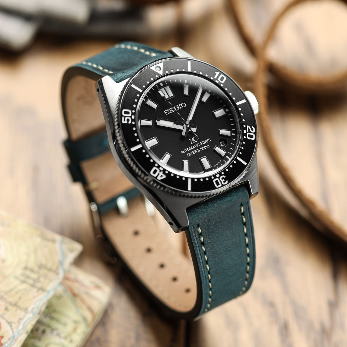 Brixham Crazy Horse Leather Watch Strap - Tan
