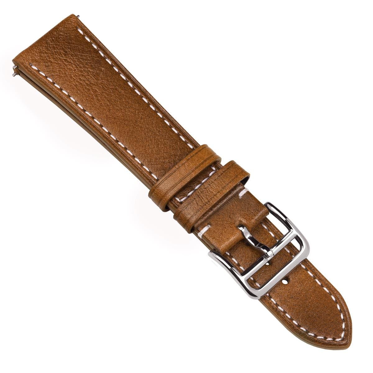 Brixham Crazy Horse Leather Watch Strap - Tan