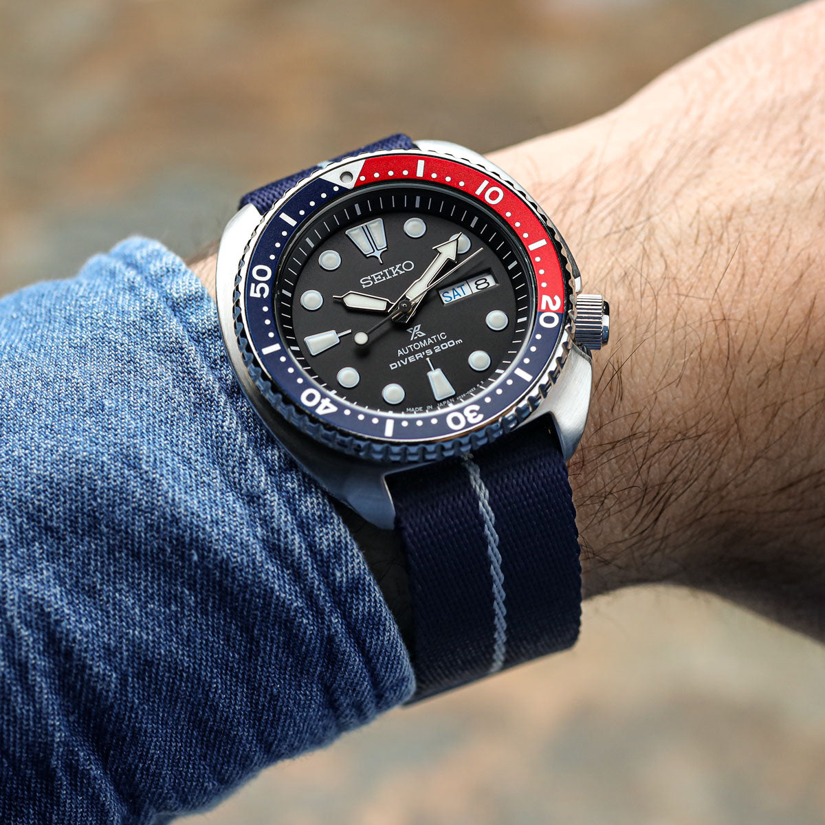 OCTOPOD Apex Nylon Watch Strap - Tore Blue