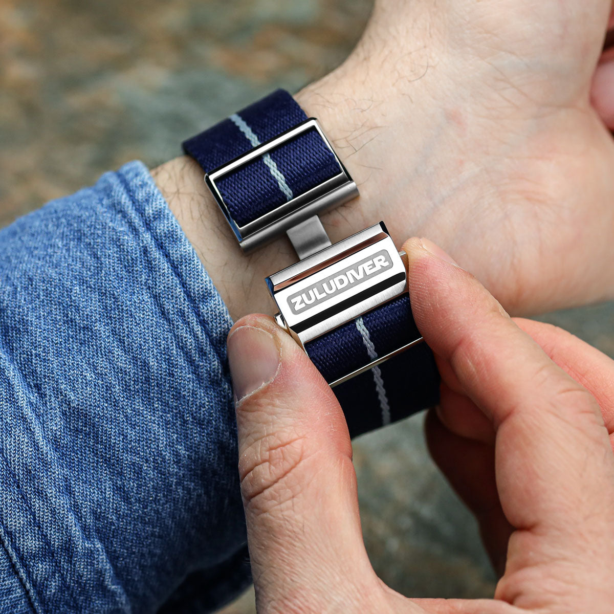 OCTOPOD Apex Nylon Watch Strap - Tore Blue