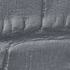 Arnhem Gator Print Genuine Leather Watch Strap - Grey
