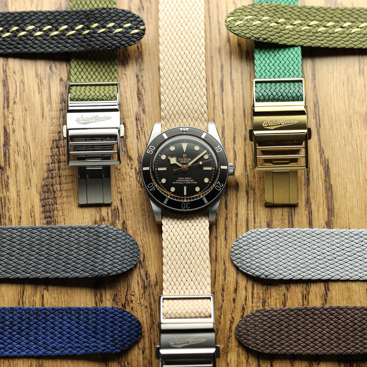 OctoPod Perlon Nylon Watch Strap - Sapphire
