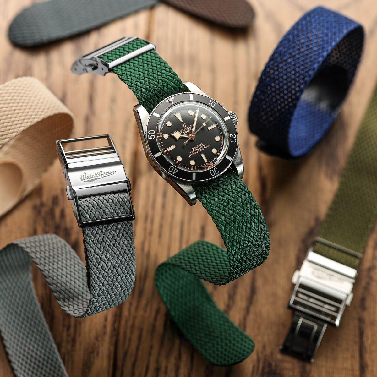 OctoPod Perlon Nylon Watch Strap - Sapphire