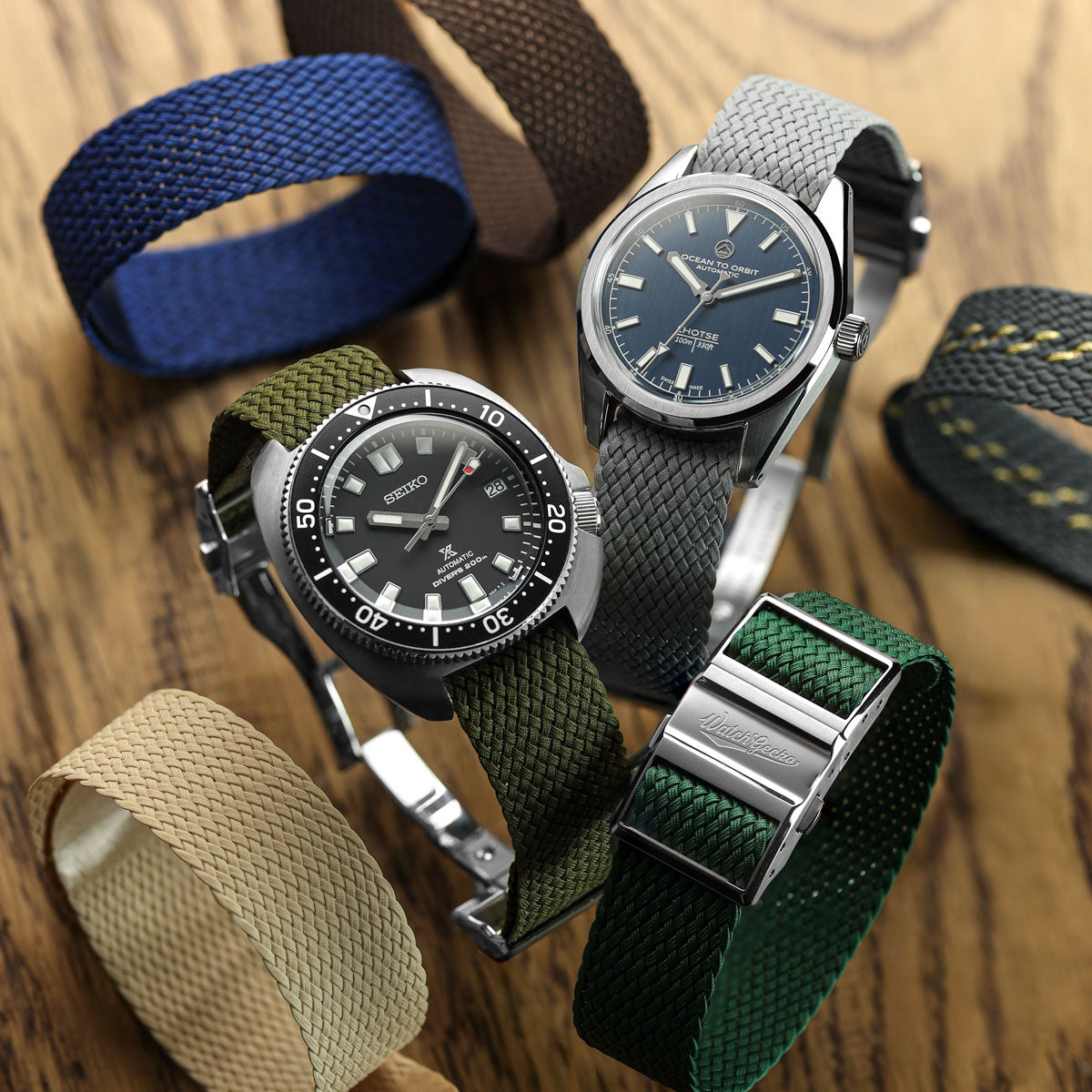 OctoPod Perlon Nylon Watch Strap - Sapphire