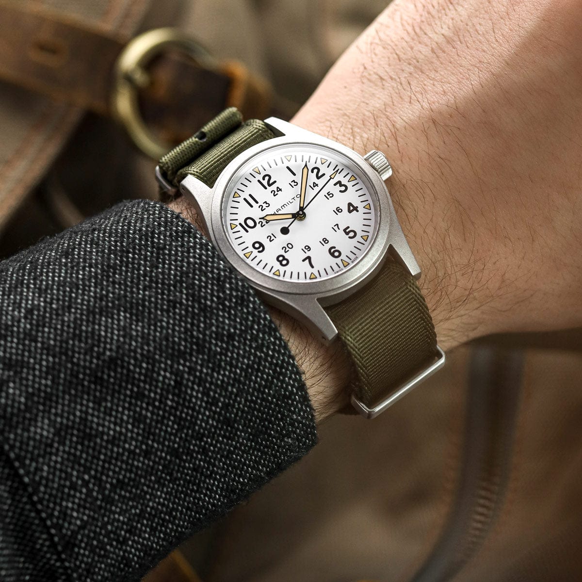 WatchGecko Signature Military Nylon Watch Strap - Classic Bond