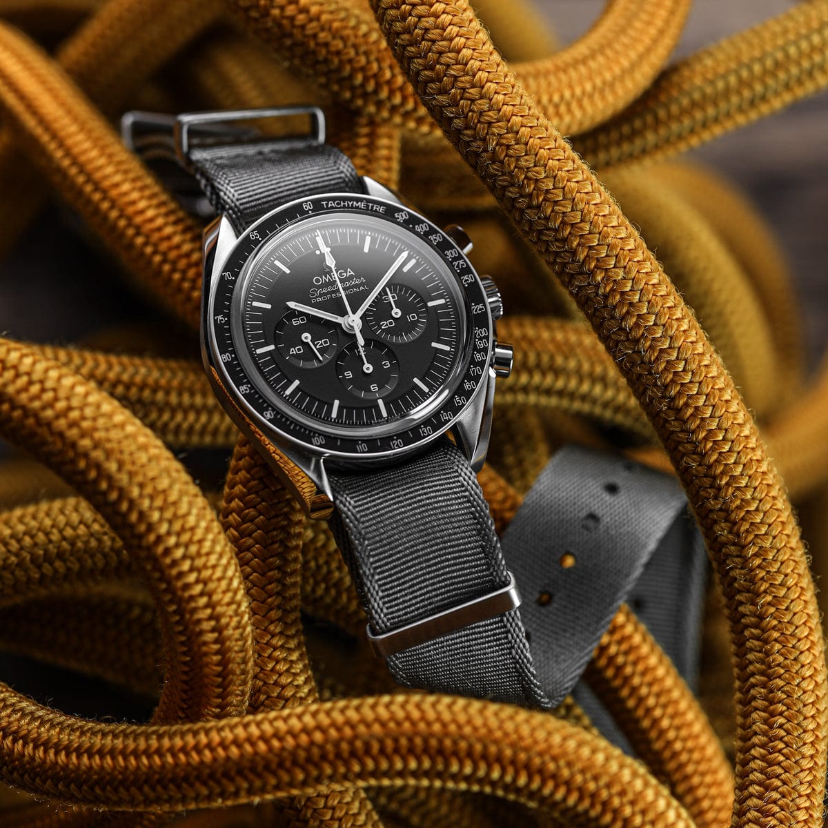 WatchGecko Signature Military Nylon Watch Strap - Classic Bond