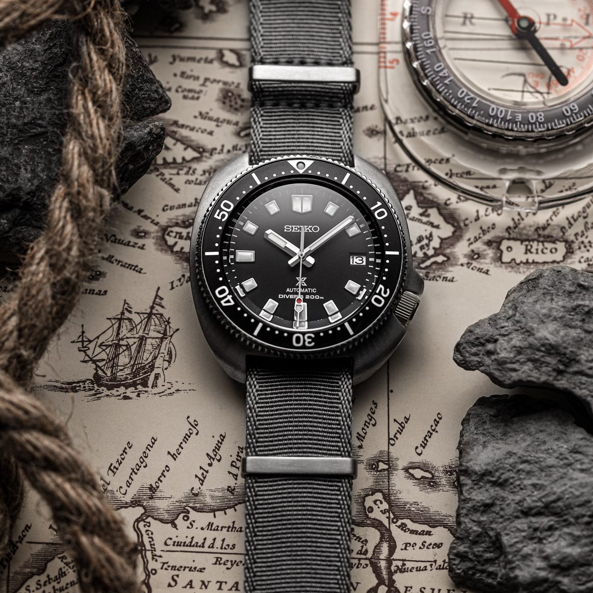 WatchGecko Signature Military Nylon Watch Strap - Classic Bond