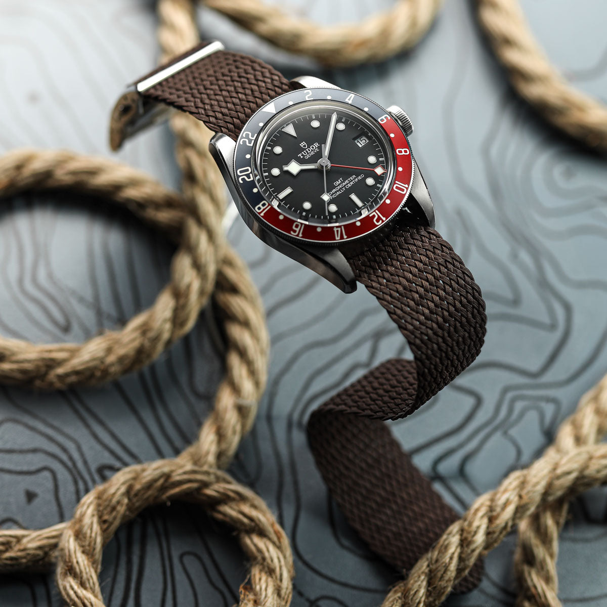 OctoPod Perlon Nylon Watch Strap - Desert Sand