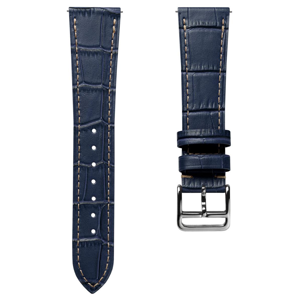 Brixham Gator Watch Strap - Blue
