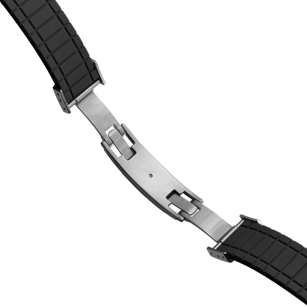 Mosaic CTS Rubber Watch Strap - Jet Black