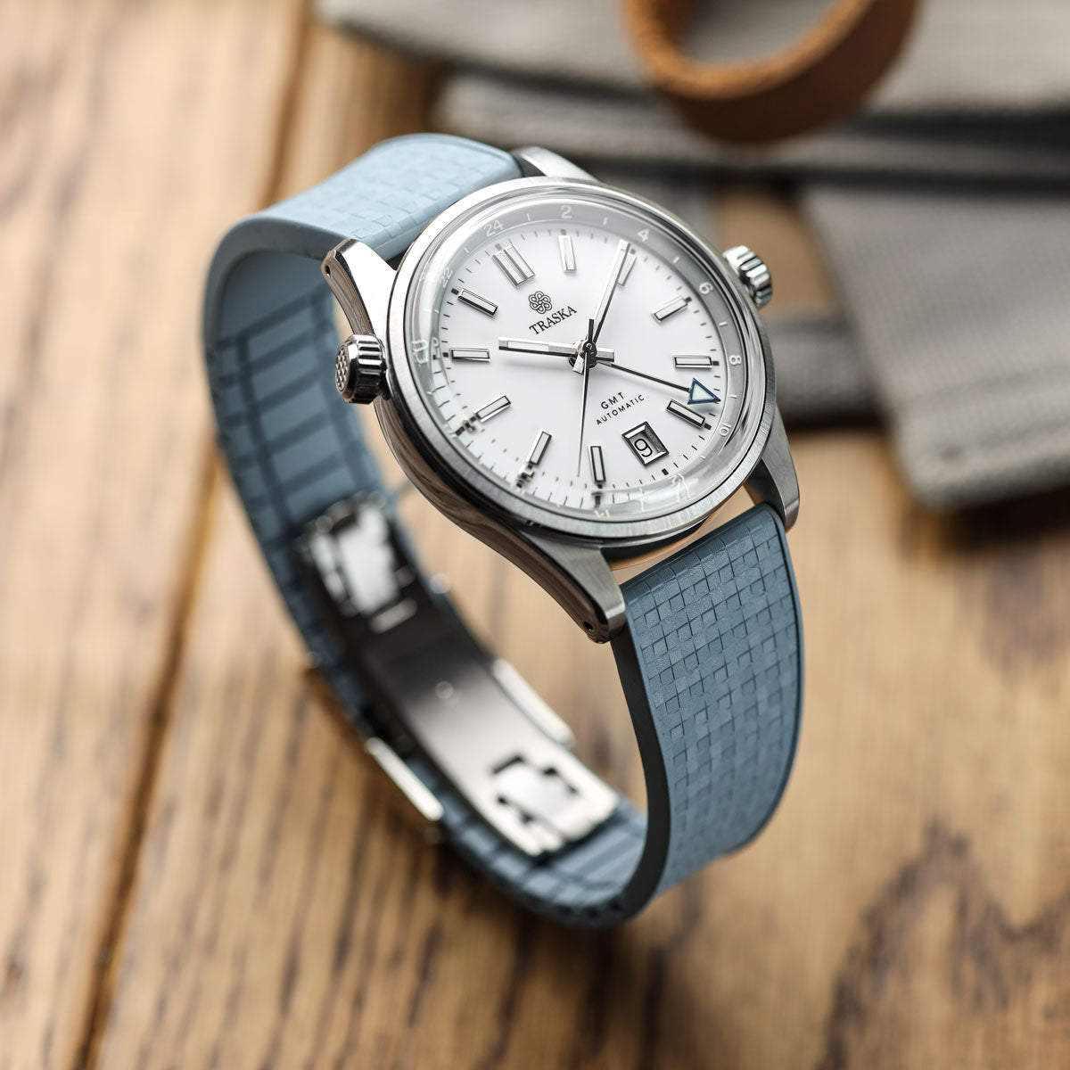 Mosaic CTS Rubber Watch Strap - Jet Black