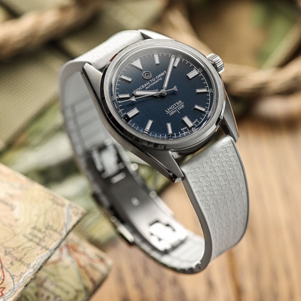 Mosaic CTS Rubber Watch Strap - Ice White