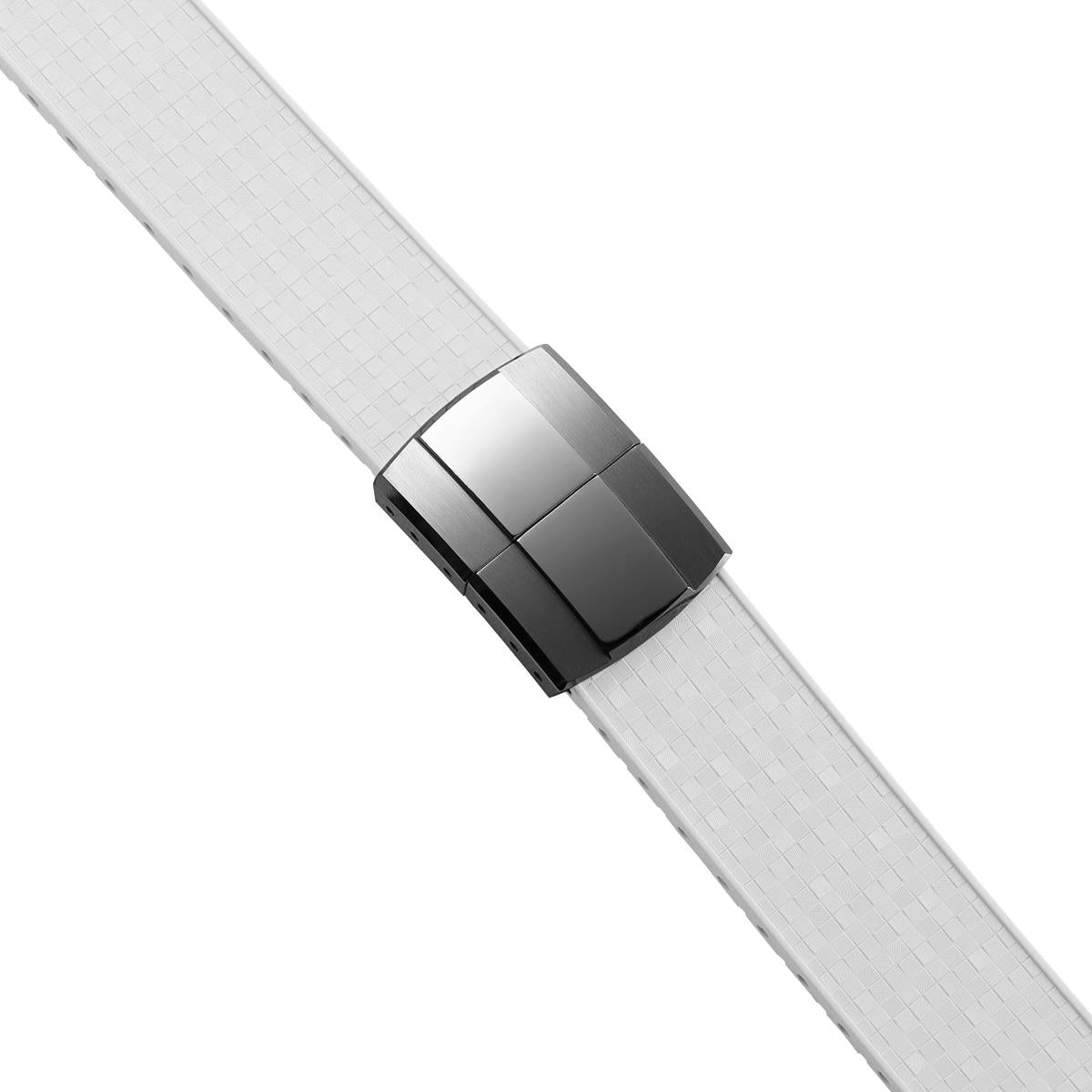 Mosaic CTS Rubber Watch Strap - Ice White