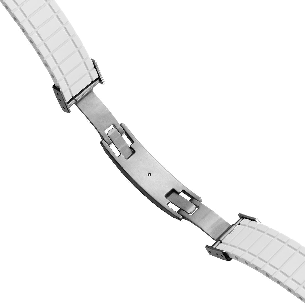 Mosaic CTS Rubber Watch Strap - Ice White