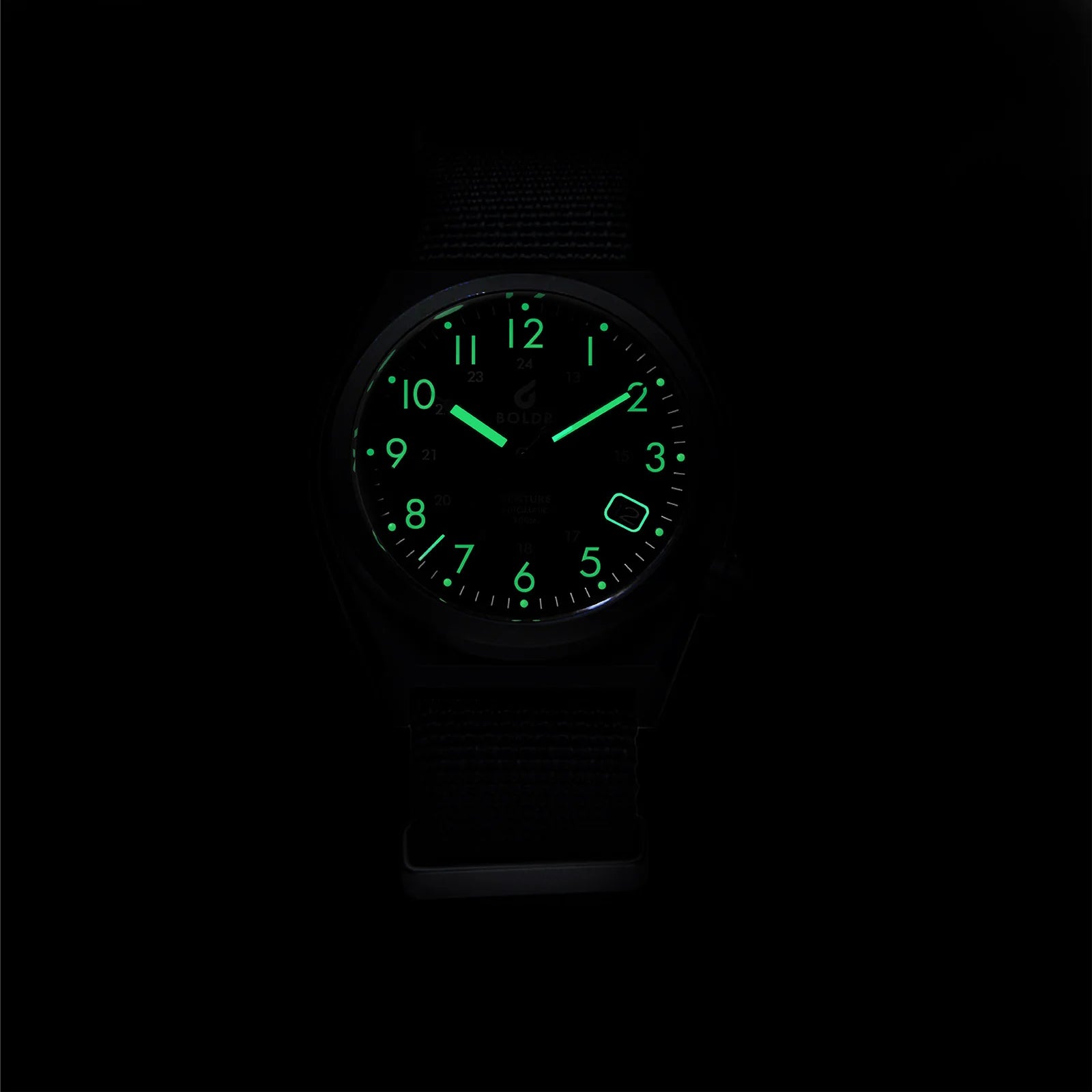 Boldr Venture Automatic Field Watch - Black Dawn
