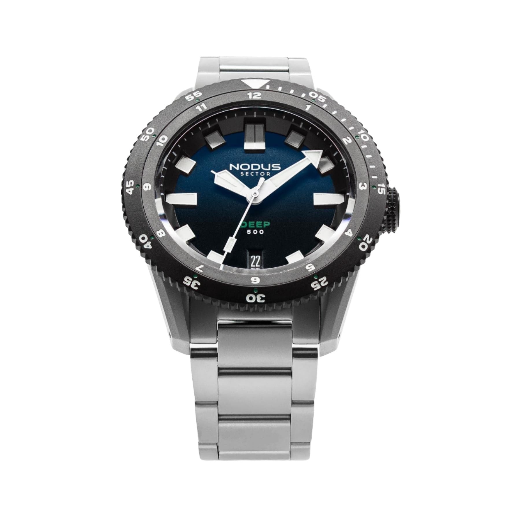 Nodus Sector Deep Orthodox Automatic Dive Watch - Blue Dial