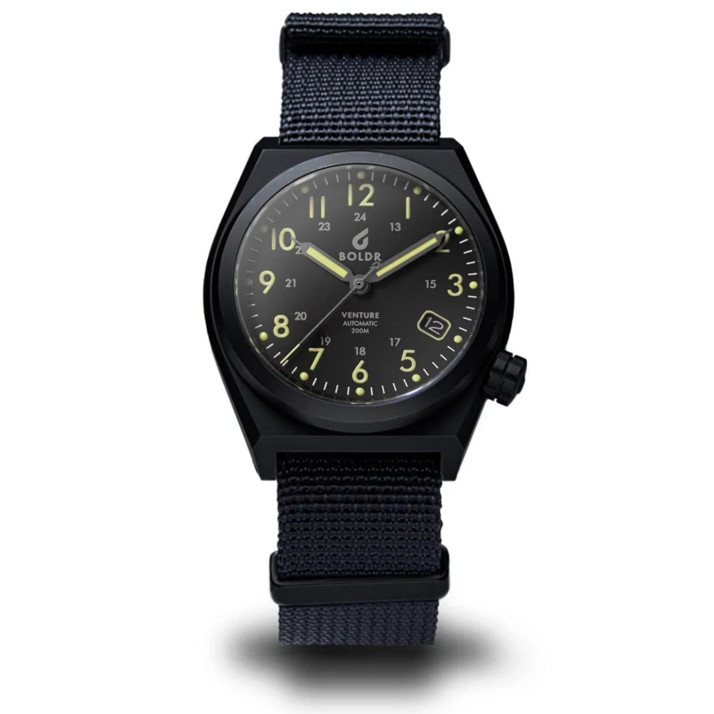 Boldr Venture Automatic Field Watch - Green Dusk