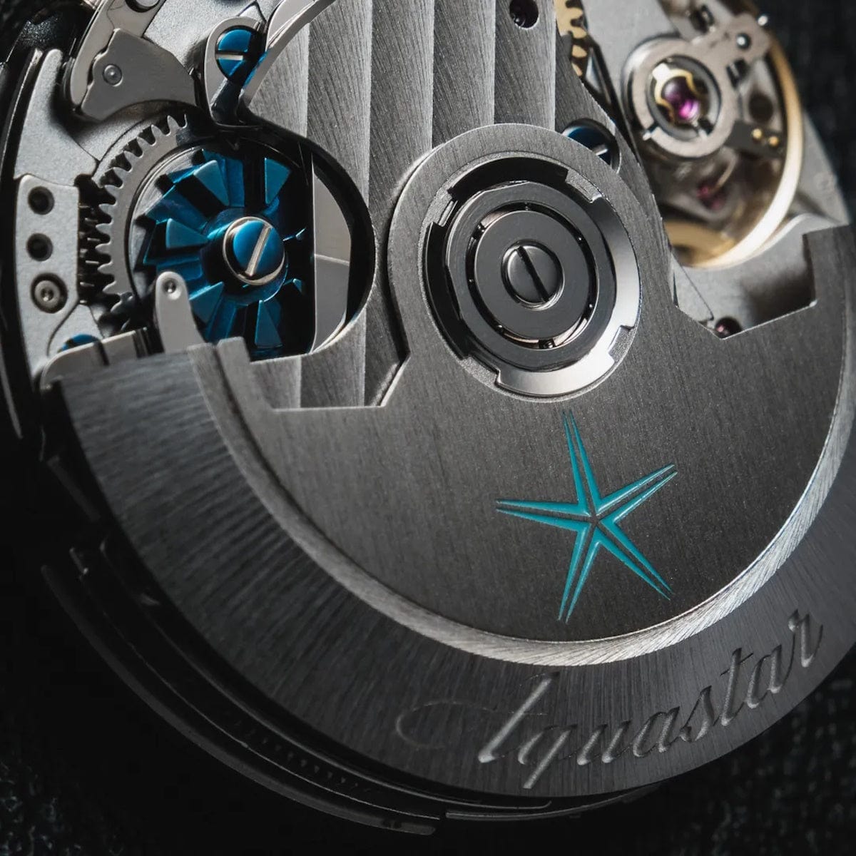Aquastar Deepstar 39mm Chronograph Greenwich Dial BOR Bracelet