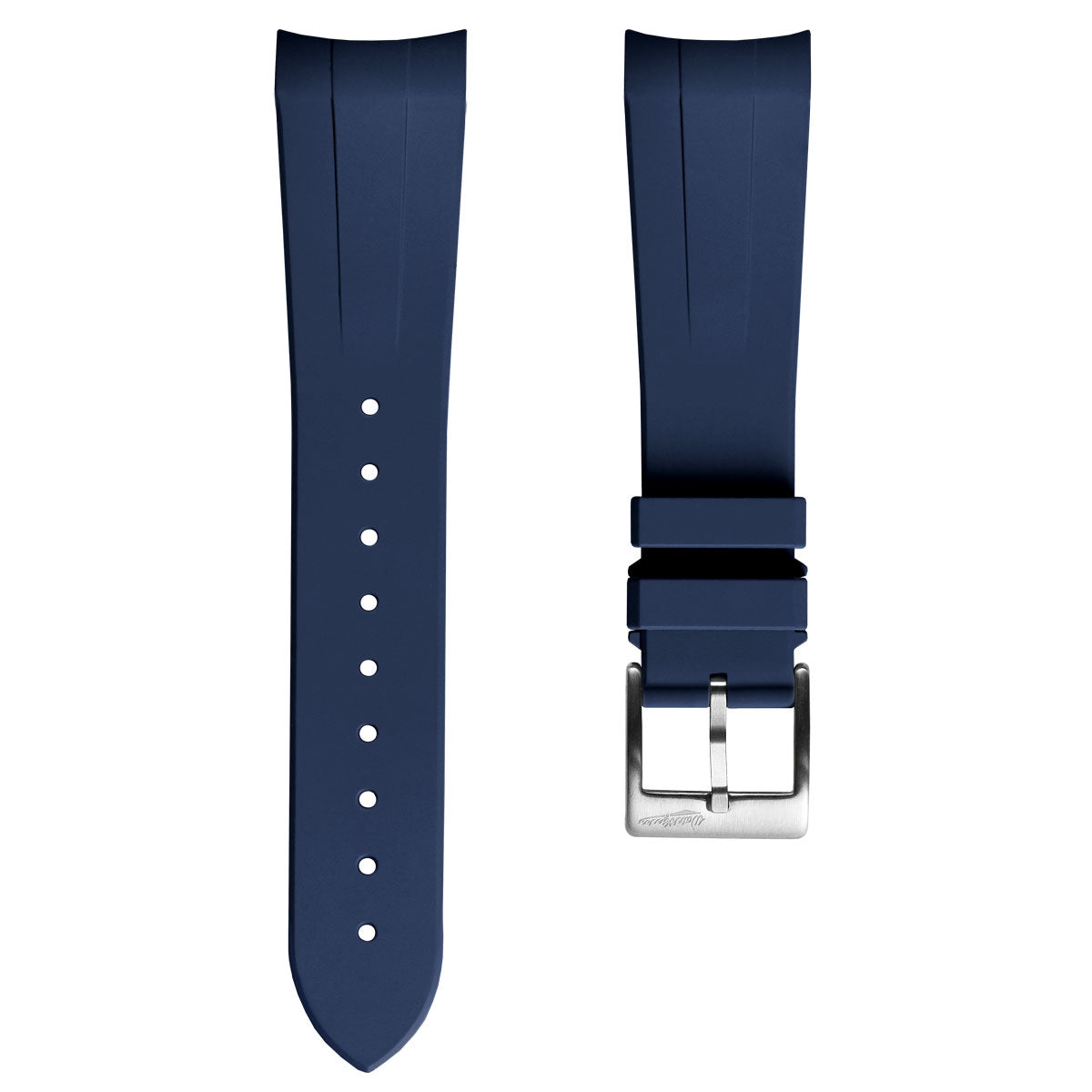 WatchGecko Premium Rubber Watch Strap to fit Tudor Black Bay 41mm -  Blue
