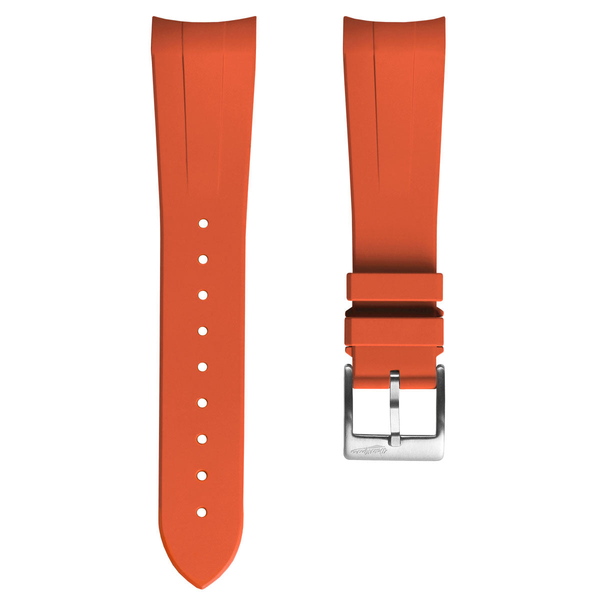 WatchGecko Premium Rubber Watch Strap to fit Tudor Black Bay 41mm -  Orange
