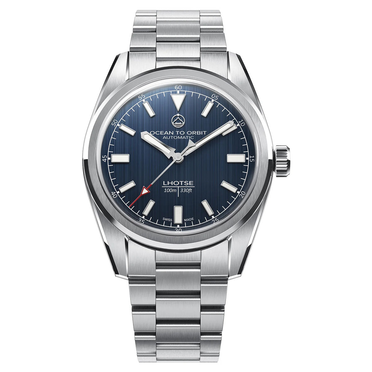 Ocean To Orbit LHOTSE Blue Steel (Red Tip) 38.5mm Bracelet