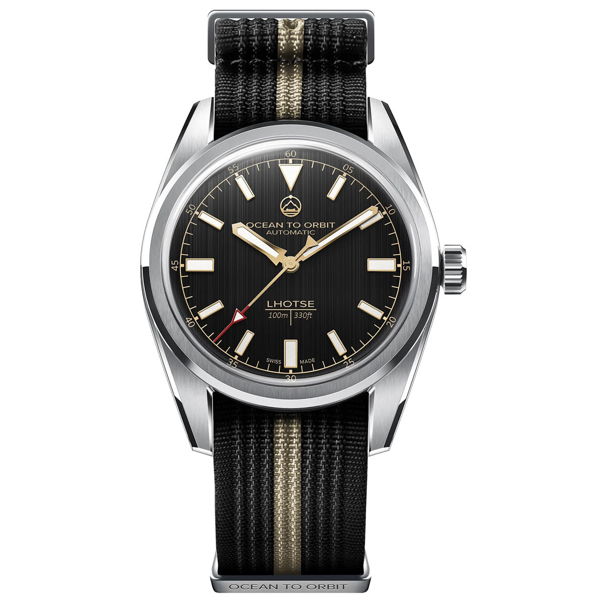 Ocean To Orbit LHOTSE Heritage Steel 38.5mm Nylon Strap