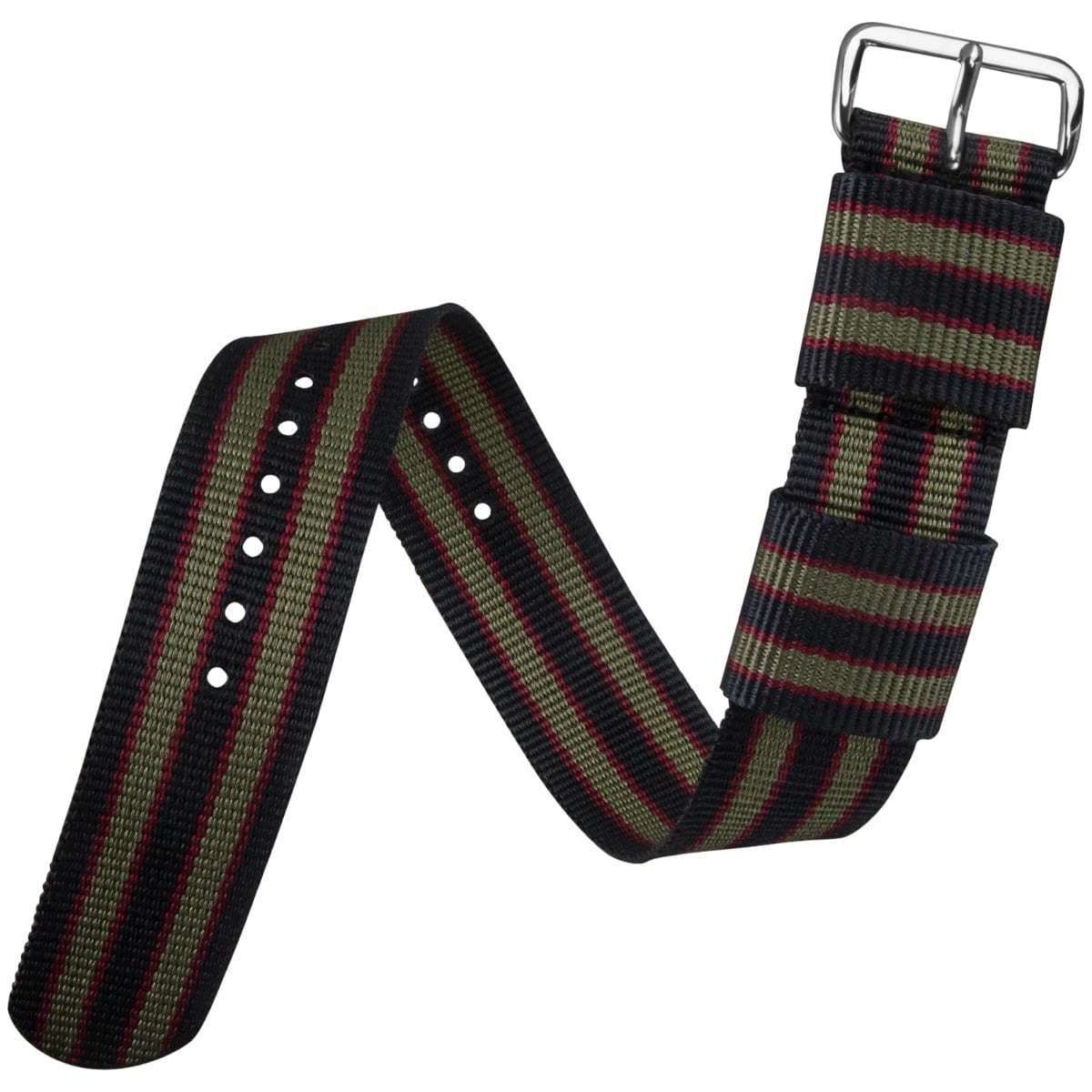 Genuine Vintage Bond US Type Nylon Watch Strap - Polished