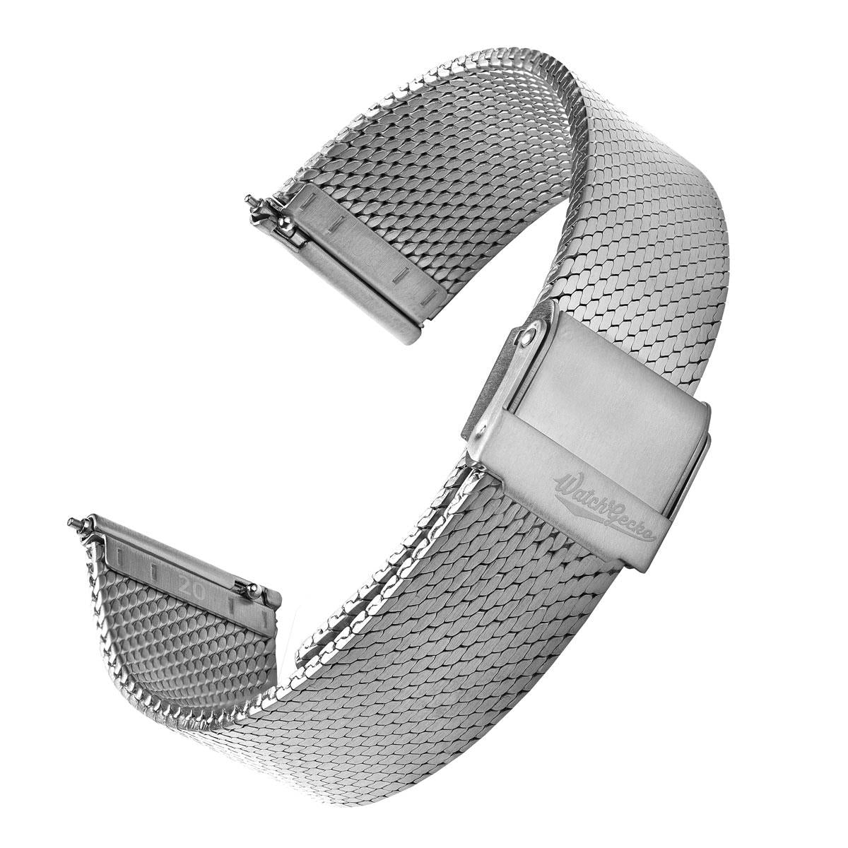 Calibre 1960 Mesh Watch Strap - Brushed