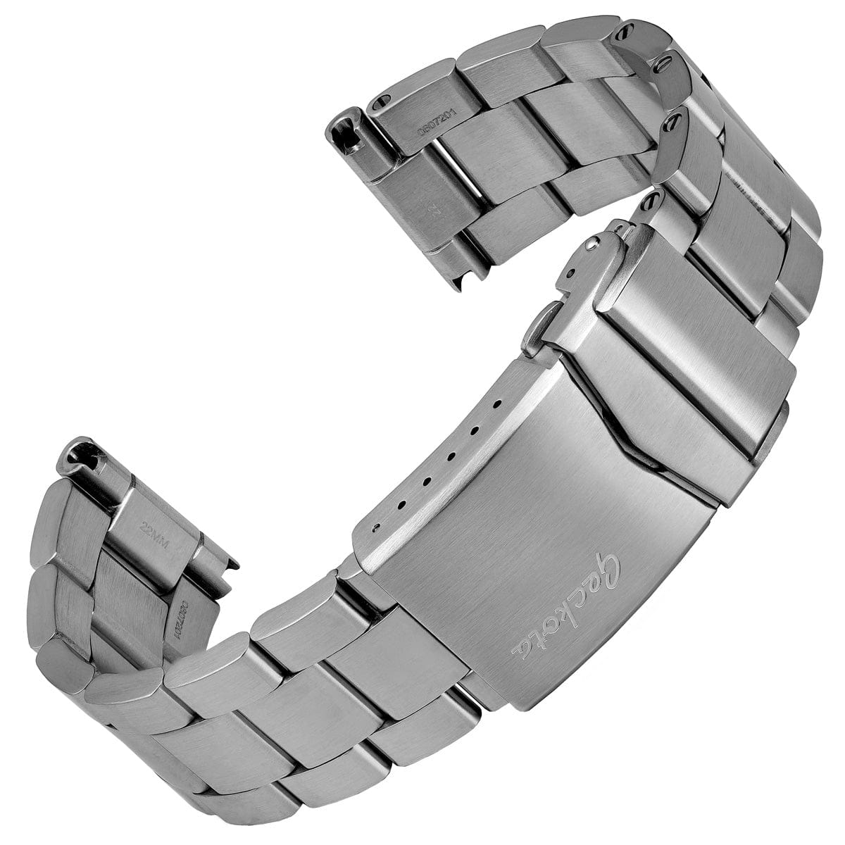 Hylton Solid Stainless Steel Diver's Watch Bracelet - Fully Brushed